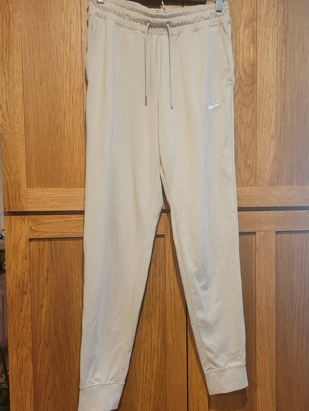 Nike Womens Size Small Light Tan Joggers